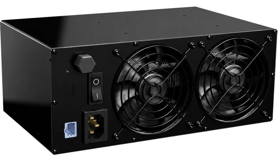 KBOX power inlet and switch