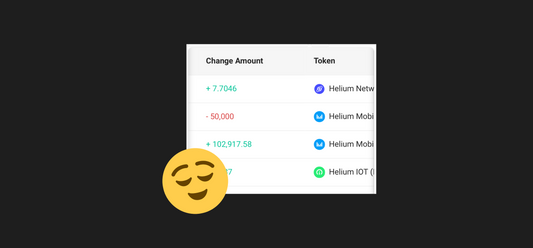 How to view your helium wallet transactions.