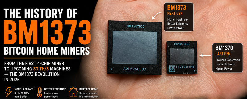 The History Of BM1373 Bitcoin Home Miners