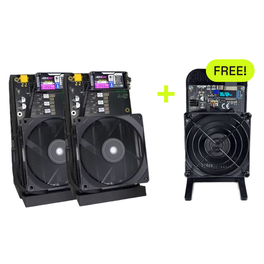Buy 2 NerdQaxe++ Rev 6.1 (6TH/s) and Get 1 Bitaxe Supra Hex 703 (4.2 TH/s) for Free