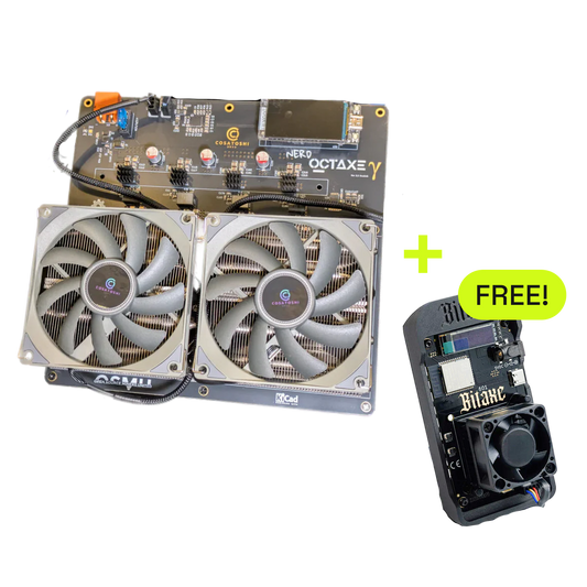 Buy a NerdOctaxe (12 TH/s) and Get a Bitaxe Gamma 601 V1 Free (1.2 TH/s)