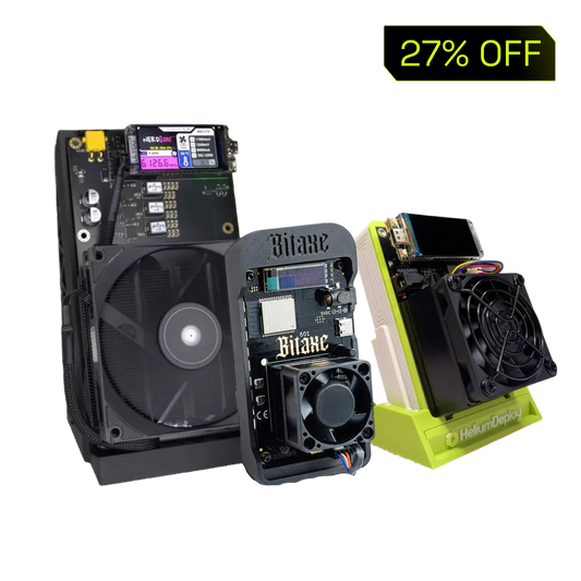 Bundle 1 : NerdQaxe++ (6TH/s), Bitaxe Gamma (1.2TH/s), Hammer Miner (105MH/s)