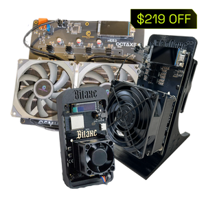 Bundle 4: NerdOctaxe (12TH/s), NerdQaxe++ (6TH/s), Bitaxe Gamma (1.2TH/s)
