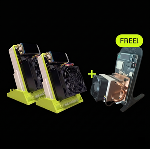 2 Hammer Miners SCRYPT (Doge/LTC) + Bitaxe Gamma 601 V2 (1.5TH/s) Free