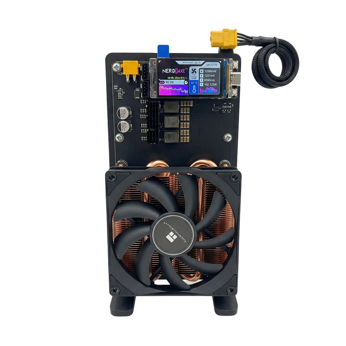 NerdQaxe++ Rev 6.1 (6TH/s)
