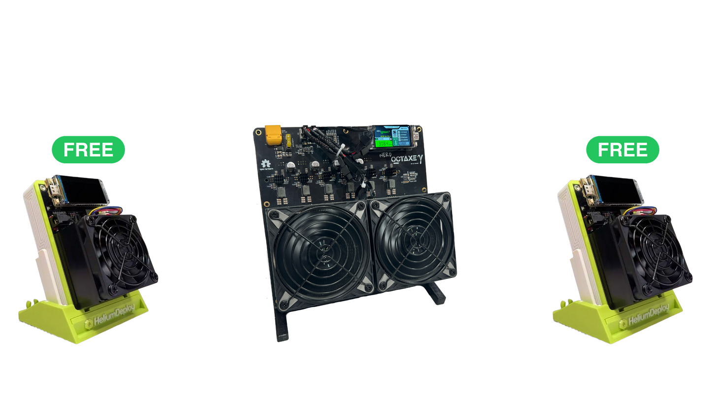 Buy 1 NerdOctaxe and Get 2 FREE Hammer SCRYPT Miner DC02