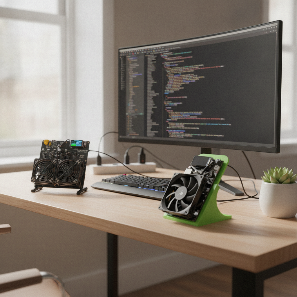 NerdOctaxe + Hammer DC06 bundle - desk