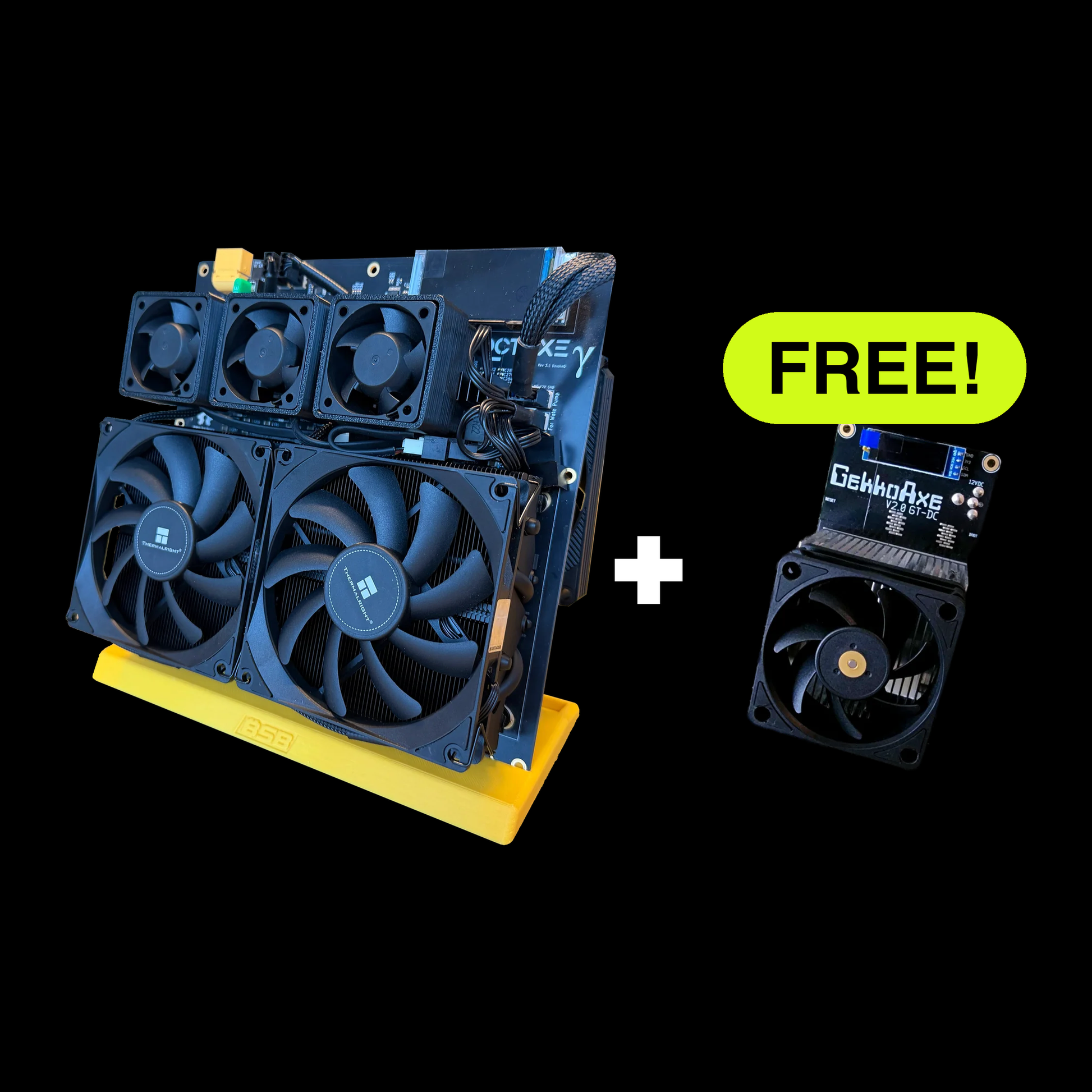 Buy 1 BSB NerdOctaxe, Get 1 GekkoAxe GT FREE