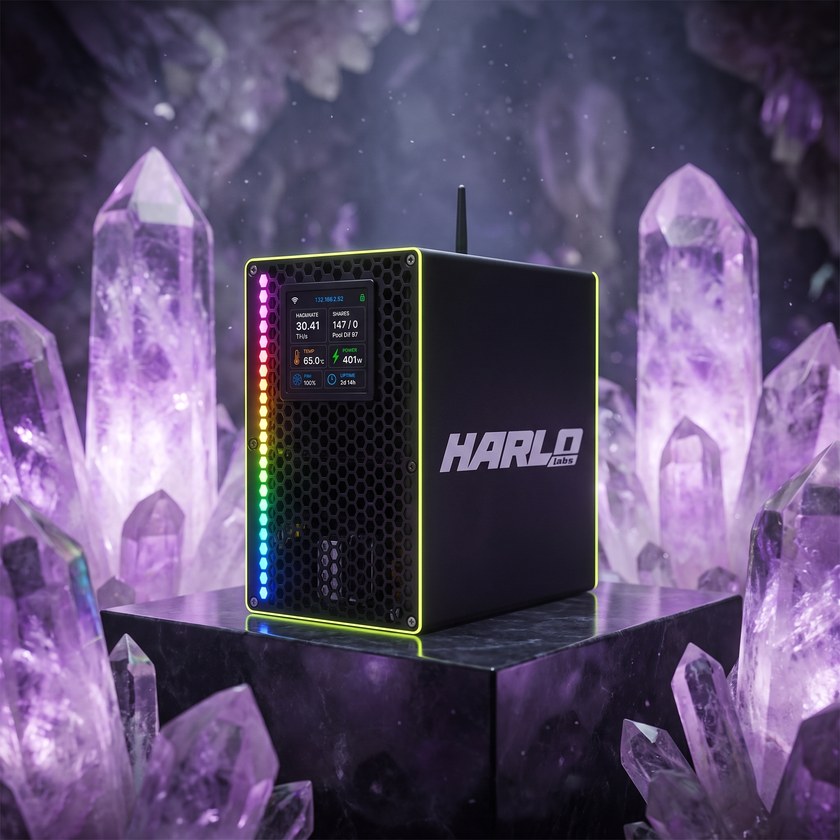 Harlo B30 Bitcoin miner, this month's Discord giveaway prize