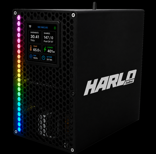 Harlo B30 (30 TH/s), front