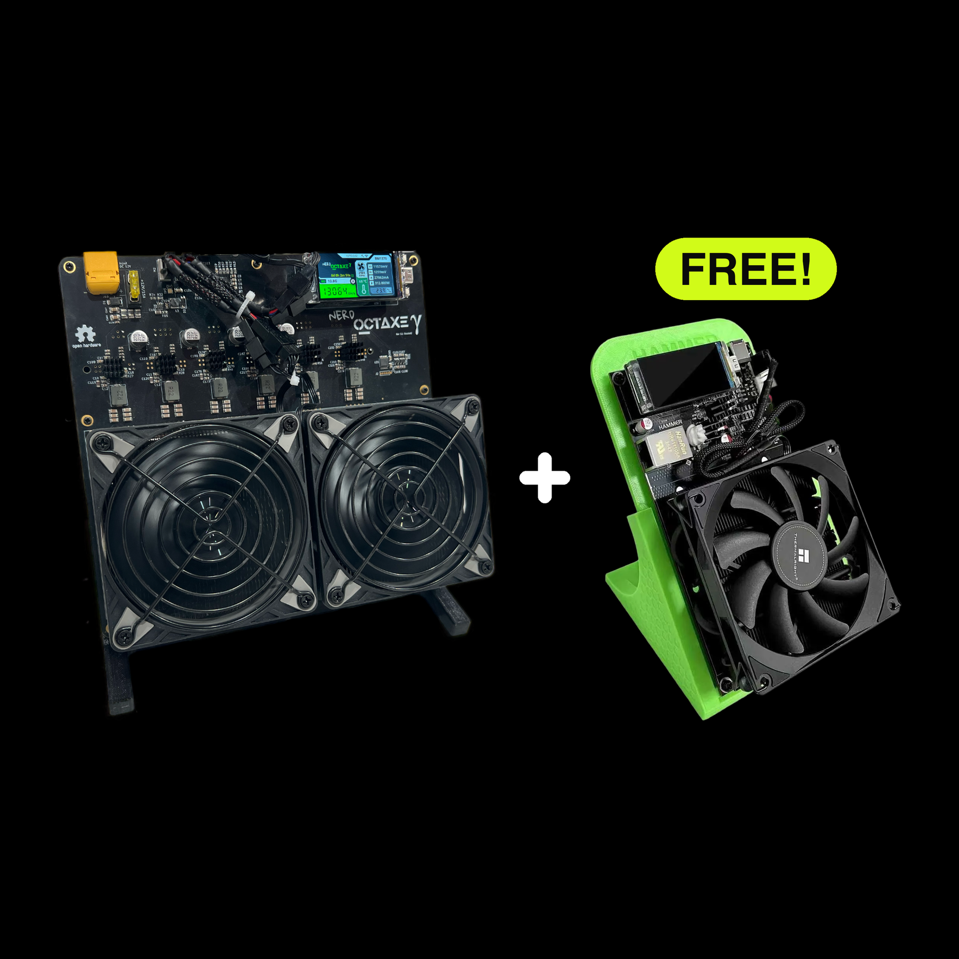 Buy 1 NerdOctaxe and Get a Free 1 Hammer SCRYPT Miner DC06