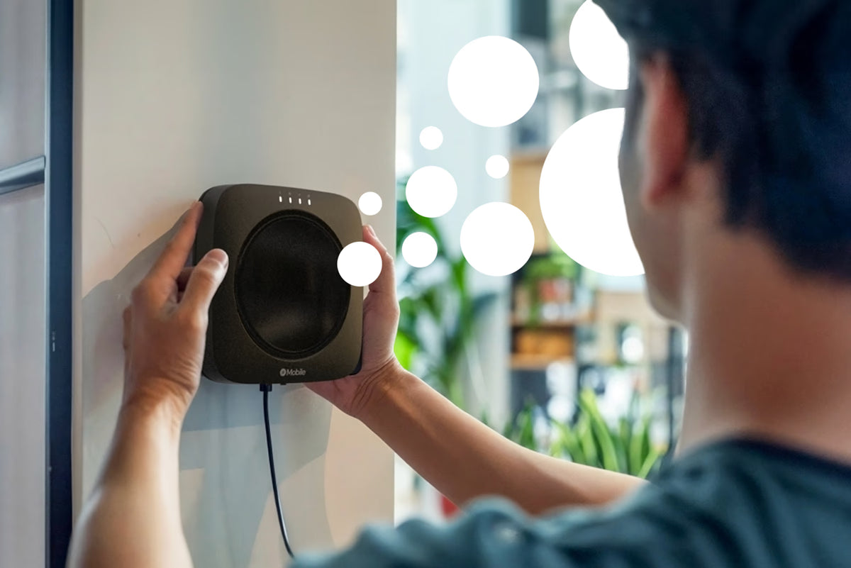 Mounting a Helium Mobile hotspot on the wall — install in the wild, 2026