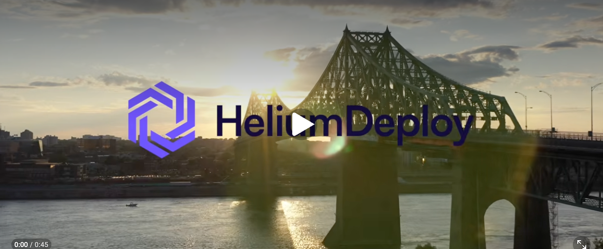 HeliumDeploy founders story — play video