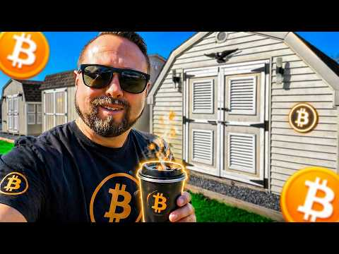 Bitcoin Shed Mining — backyard shed lottery-miner build