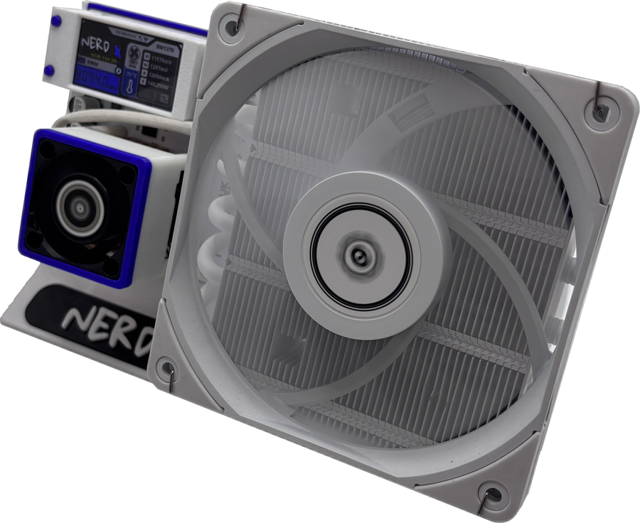 NerdQX 8 TH/s solo Bitcoin miner